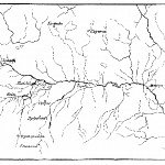 Карта бассейна р.Припети и населенные пункты, упоминаемые по источникам XI-XIIIв.
