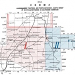 Распределение участков для топографических работ между 1 и 2 Манчжурскими и Хабаровской съемками