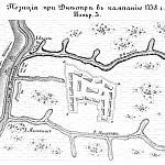 Полевые и временные укрепления. Изобр.3. Позиция при Днестре в кампанию 1738 года